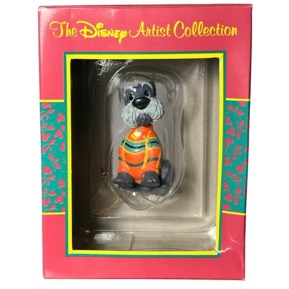 VTG The Disney Artist Collection Jock Lady and the Tramp Ornament Box